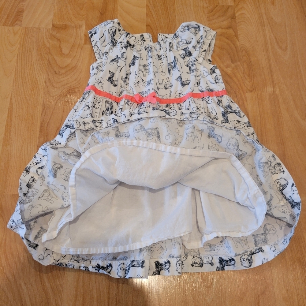 Carter's Black and White Dog Print Dress Size 24 Months - Picture 3 of 7